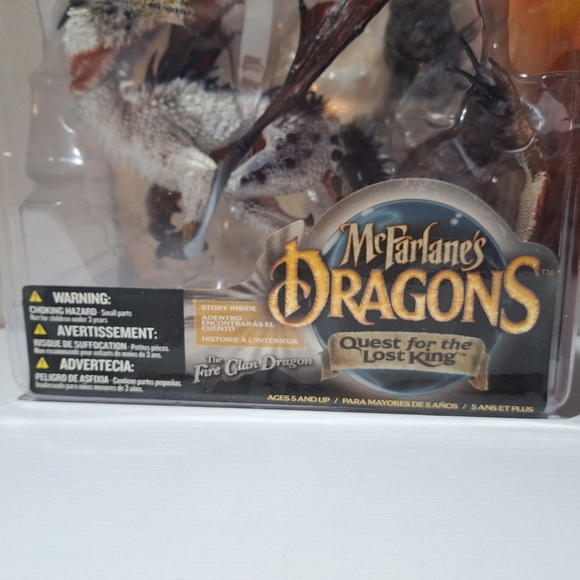 Spawn MCFARLANE'S DRAGONS FIRE CLAN DRAGON SERIES 1 In Box - Picture 3 of 9